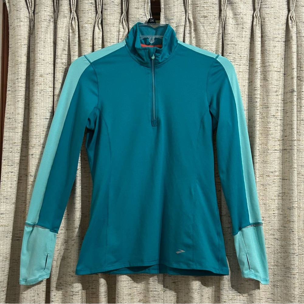 Brooks Dash Long Sleeve 1/2 Zip Running Shirt - Medium
